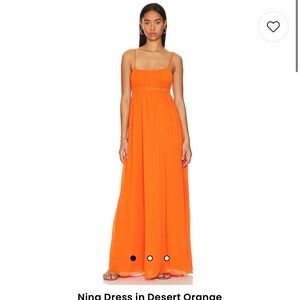 Orange Maxi Dress